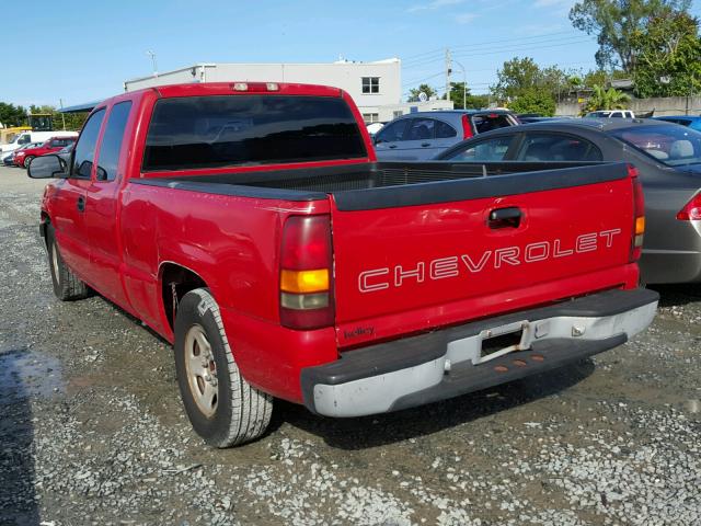 2GCEC19W2X1289374 - 1999 CHEVROLET SILVERADO RED photo 3