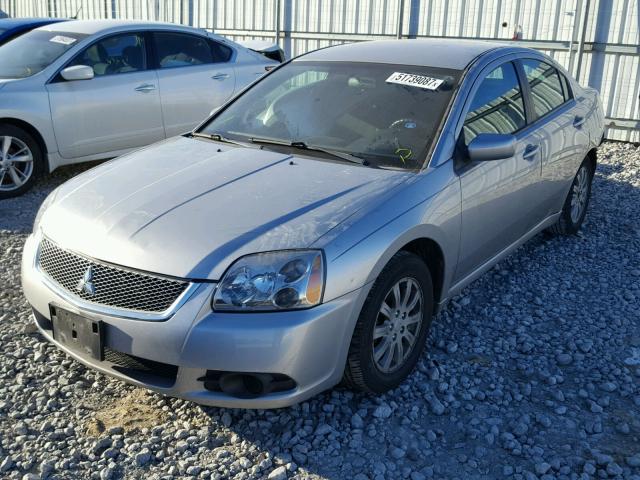 4A32B2FF6CE007694 - 2012 MITSUBISHI GALANT FE SILVER photo 2