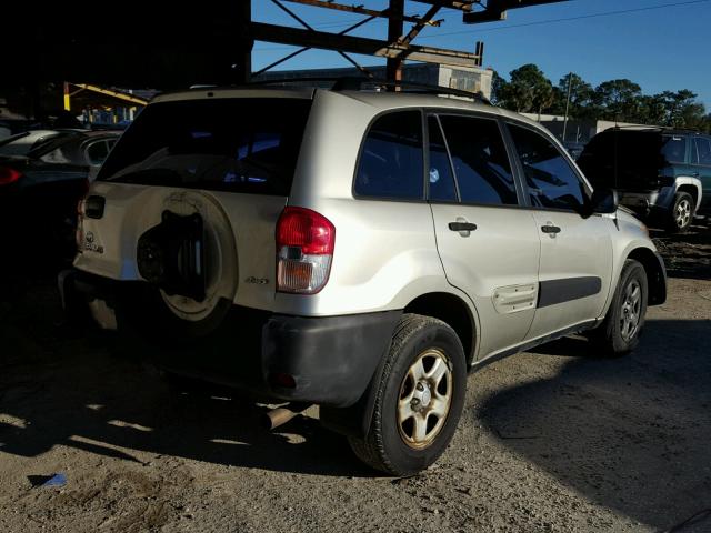 JTEHH20V510079553 - 2001 TOYOTA RAV4 GOLD photo 4