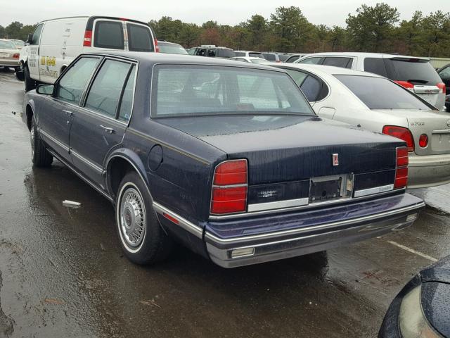 1G3HY54C5KW375072 - 1989 OLDSMOBILE DELTA 88 R BLUE photo 3