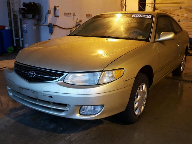 2T1CF22P5YC361114 - 2000 TOYOTA CAMRY SOLA GOLD photo 2