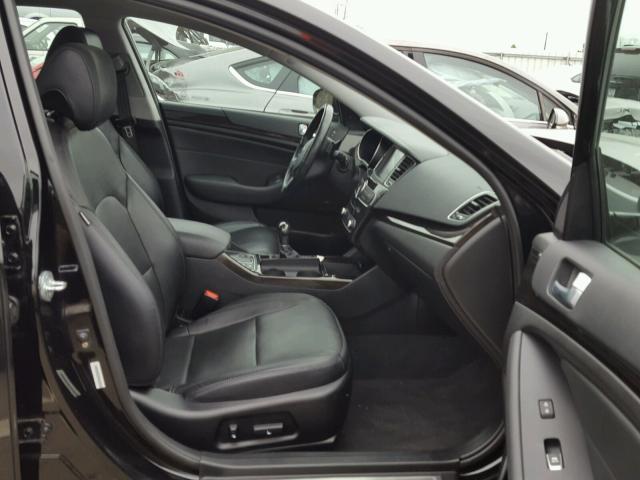 KNALN4D71E5157878 - 2014 KIA CADENZA PR BLACK photo 5