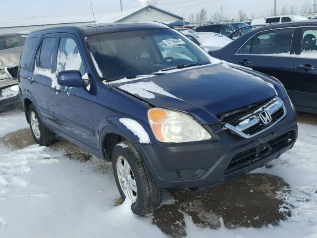 SHSRD78813U130480 - 2003 HONDA CR-V EX BLUE photo 1