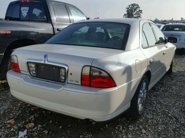 1LNHM87A85Y610849 - 2005 LINCOLN LS WHITE photo 4