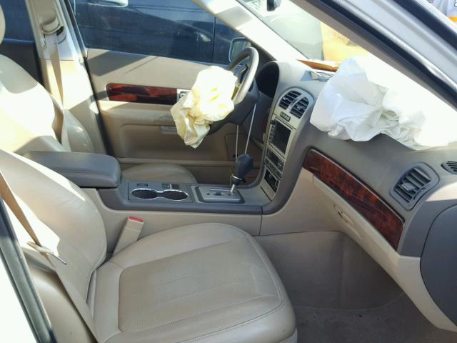 1LNHM87A85Y610849 - 2005 LINCOLN LS WHITE photo 5