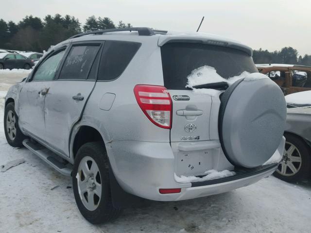 2T3JF4DV8BW100104 - 2011 TOYOTA RAV4 SILVER photo 3