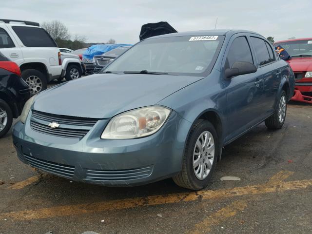 1G1AB5F5XA7173606 - 2010 CHEVROLET COBALT LS BLUE photo 2