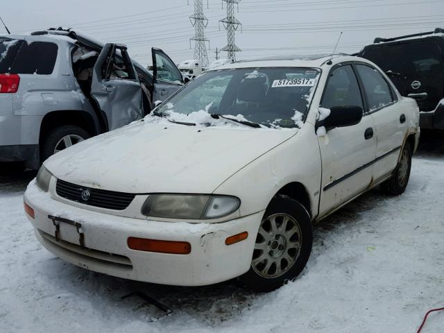 JM1BB1424T0363037 - 1996 MAZDA PROTEGE LX WHITE photo 2