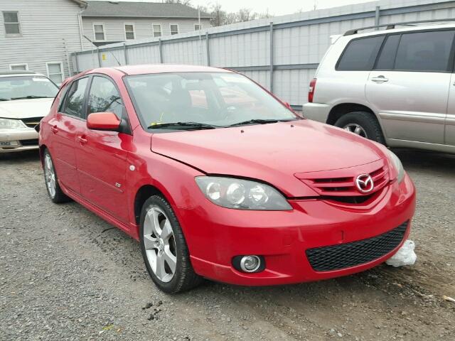 JM1BK143961402180 - 2006 MAZDA 3 HATCHBAC RED photo 1