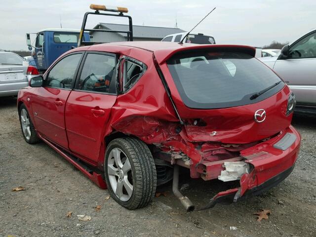 JM1BK143961402180 - 2006 MAZDA 3 HATCHBAC RED photo 3