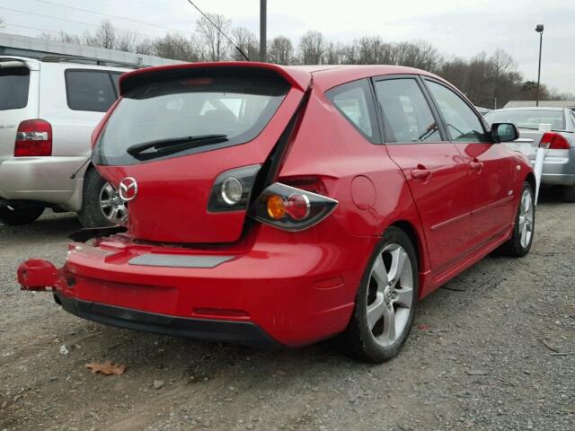 JM1BK143961402180 - 2006 MAZDA 3 HATCHBAC RED photo 4