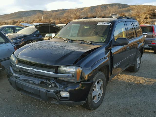 1GNDT13S032221352 - 2003 CHEVROLET TRAILBLAZE GREEN photo 2