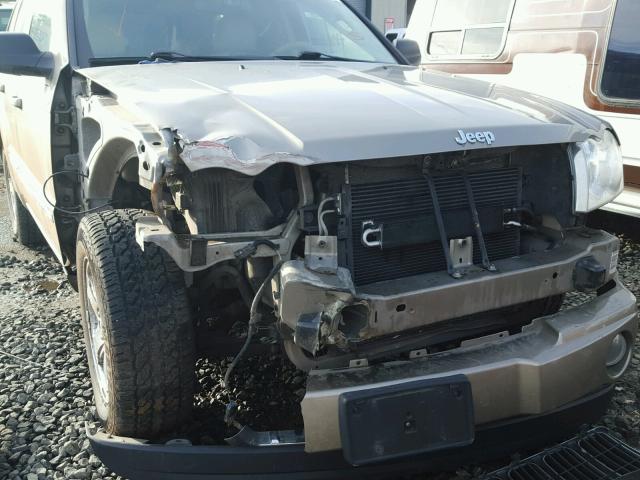 1J4HR58N96C184488 - 2006 JEEP GRAND CHER TAN photo 9