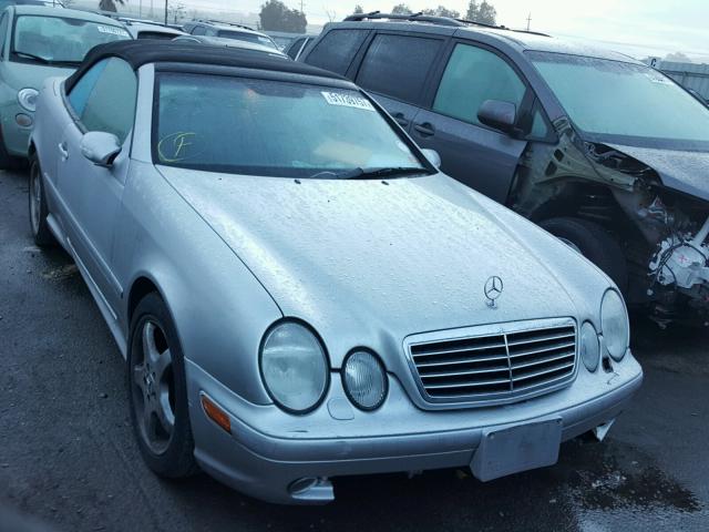 WDBLK70G23T138668 - 2003 MERCEDES-BENZ CLK 430 SILVER photo 1