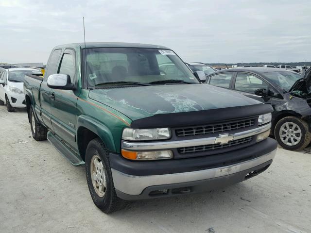 2GCEK19TXY1311034 - 2000 CHEVROLET SILVERADO GREEN photo 1