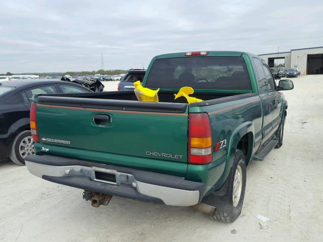 2GCEK19TXY1311034 - 2000 CHEVROLET SILVERADO GREEN photo 4