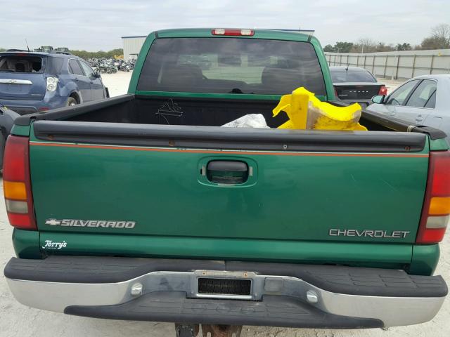 2GCEK19TXY1311034 - 2000 CHEVROLET SILVERADO GREEN photo 6