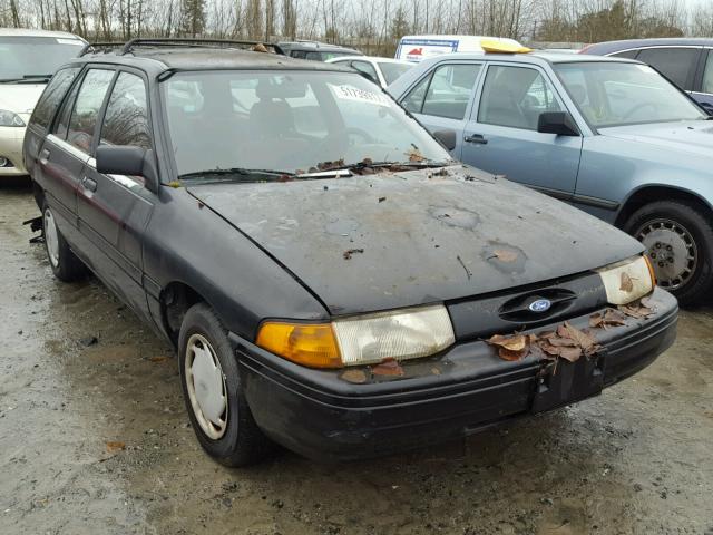 1FAPP15J0PW340490 - 1993 FORD ESCORT LX BLACK photo 1