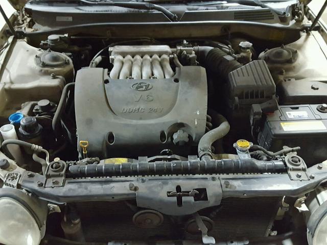 KMHWF35H03A897971 - 2003 HYUNDAI SONATA GLS TAN photo 7