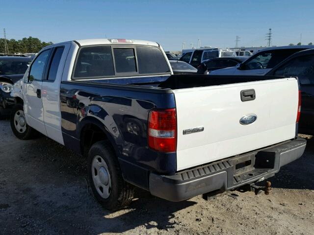 1FTRX12W47FB52719 - 2007 FORD F150 WHITE photo 3