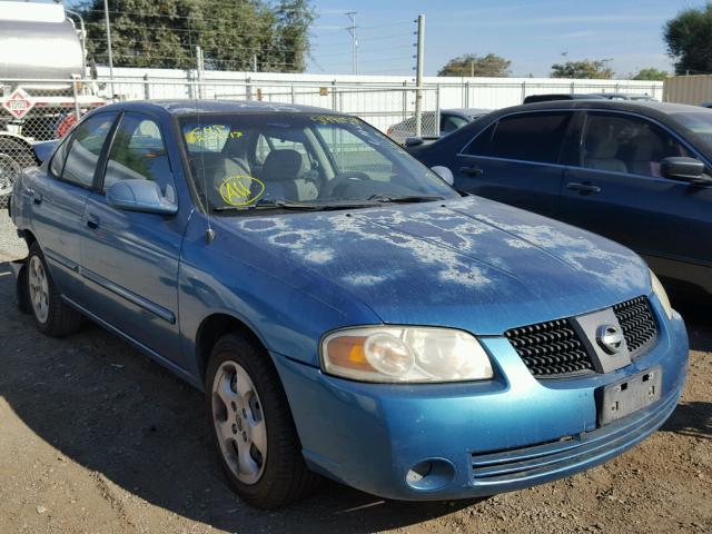 3N1CB51D44L888219 - 2004 NISSAN SENTRA 1.8 BLUE photo 1