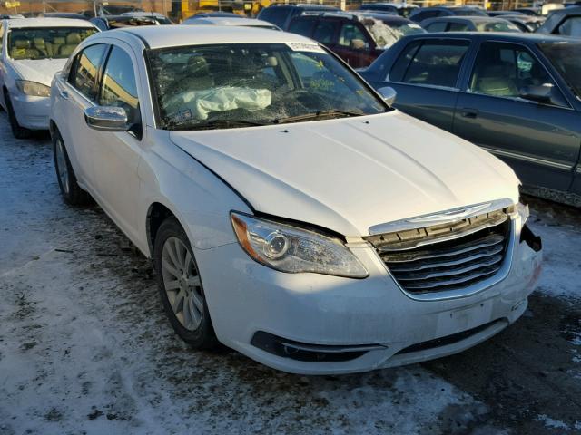 1C3CCBCG9DN617290 - 2013 CHRYSLER 200 LIMITE WHITE photo 1