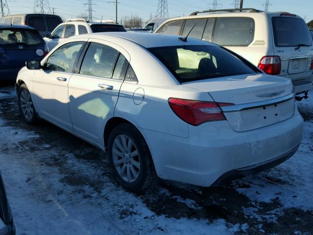 1C3CCBCG9DN617290 - 2013 CHRYSLER 200 LIMITE WHITE photo 3