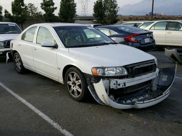 YV1RS592862504886 - 2006 VOLVO S60 2.5T WHITE photo 1