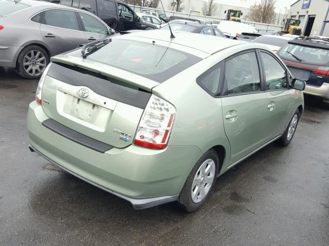 JTDKB20U577669271 - 2007 TOYOTA PRIUS GREEN photo 4