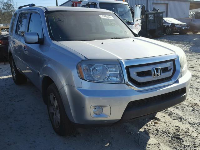 5FNYF4H51BB078056 - 2011 HONDA PILOT EXL SILVER photo 1