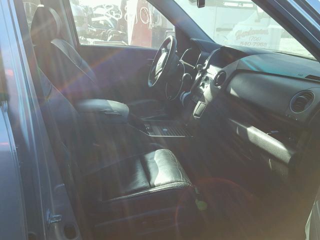 5FNYF4H51BB078056 - 2011 HONDA PILOT EXL SILVER photo 5