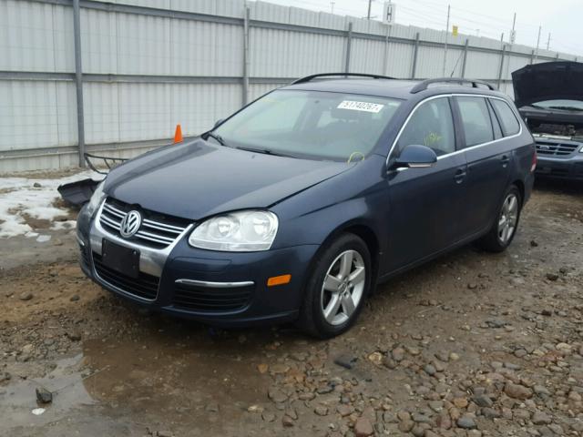 3VWTM71K69M342294 - 2009 VOLKSWAGEN JETTA SE BLUE photo 2