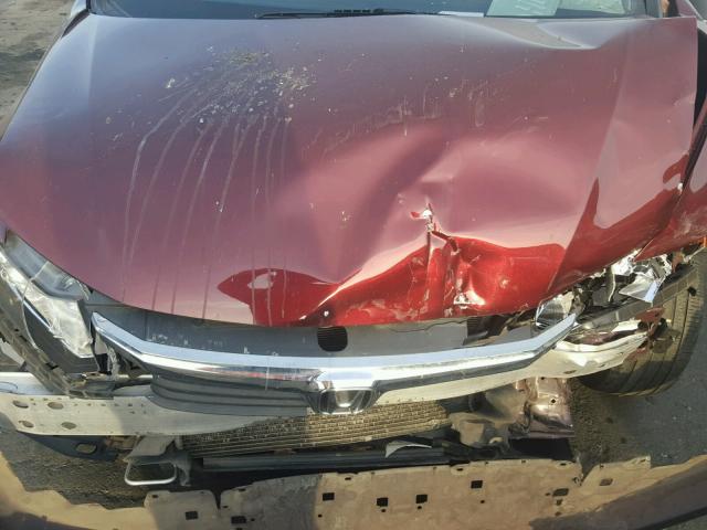JHMFB2F81CS003283 - 2012 HONDA CIVIC EX ბურგუნდია ფოტო 7