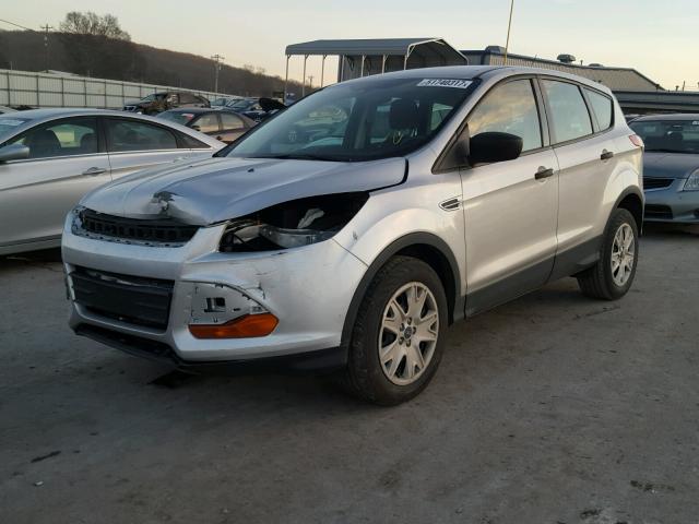 1FMCU0F77EUB55923 - 2014 FORD ESCAPE S SILVER photo 2