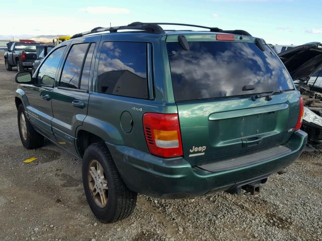 1J4GW68N1XC659868 - 1999 JEEP GRAND CHER GREEN photo 3