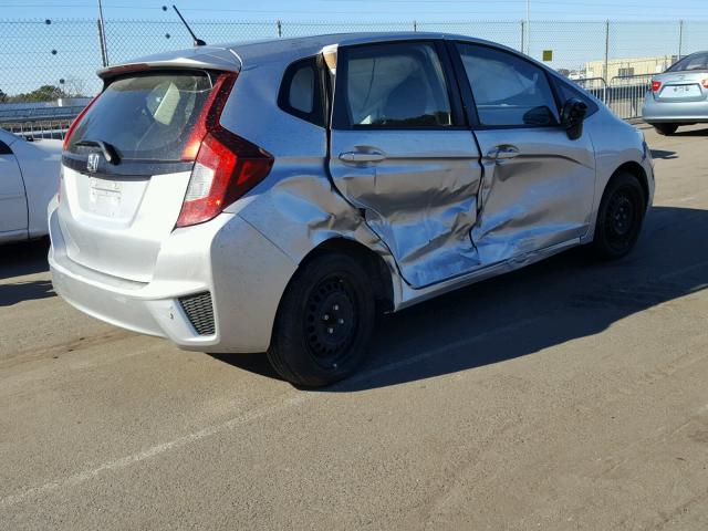 JHMGK5H50GX012574 - 2016 HONDA FIT LX فضي صورة 4