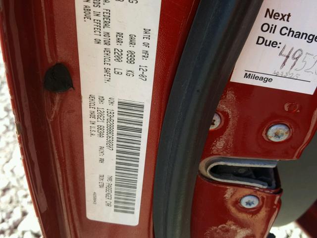 1B3HB28B88D630207 - 2008 DODGE CALIBER RED photo 10