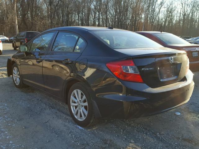 19XFB2F84CE302335 - 2012 HONDA CIVIC EX 黑色 照片 3
