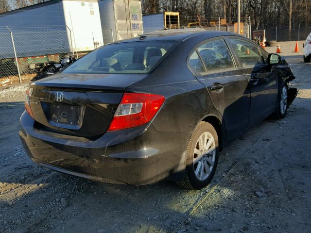19XFB2F84CE302335 - 2012 HONDA CIVIC EX 黑色 照片 4