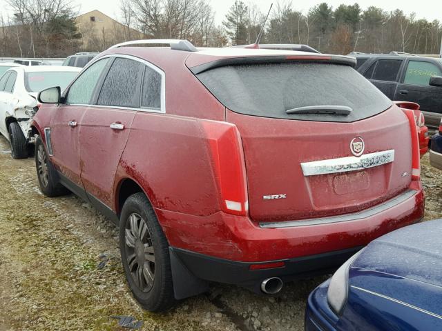 3GYFNCE39DS637316 - 2013 CADILLAC SRX LUXURY RED photo 3