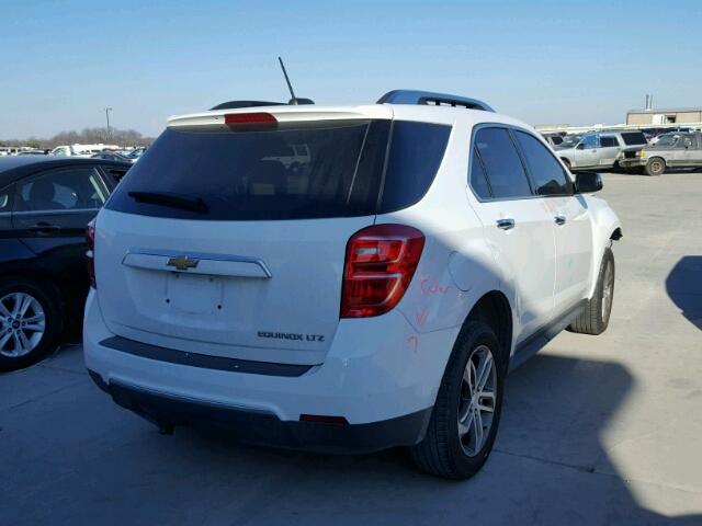 2GNALDEK9G6302103 - 2016 CHEVROLET EQUINOX LT WHITE photo 4