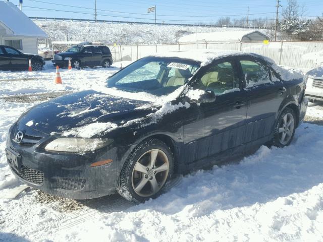 1YVHP80C275M57603 - 2007 MAZDA 6 I BLACK photo 2