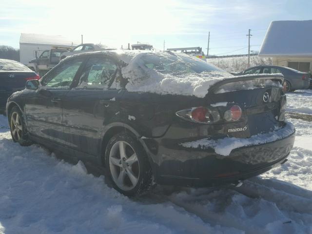 1YVHP80C275M57603 - 2007 MAZDA 6 I BLACK photo 3