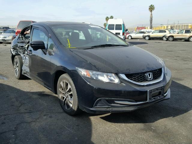 19XFB2F85EE202506 - 2014 HONDA CIVIC EX BLACK photo 1