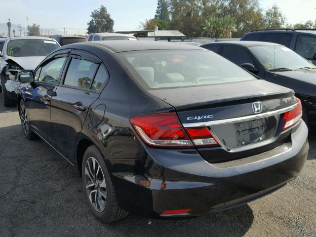 19XFB2F85EE202506 - 2014 HONDA CIVIC EX BLACK photo 3
