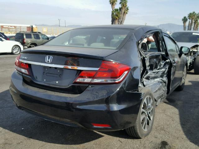 19XFB2F85EE202506 - 2014 HONDA CIVIC EX BLACK photo 4