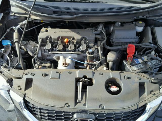 19XFB2F85EE202506 - 2014 HONDA CIVIC EX BLACK photo 7