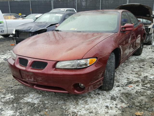 1G2WK52J73F112047 - 2003 PONTIAC GRAND PRIX MAROON photo 2