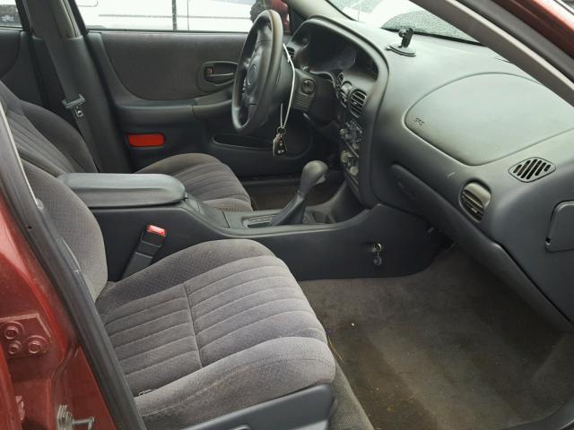 1G2WK52J73F112047 - 2003 PONTIAC GRAND PRIX MAROON photo 5