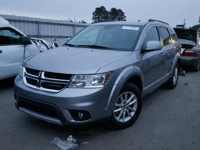 3C4PDDBG3HT592450 - 2017 DODGE JOURNEY SX GRAY photo 2